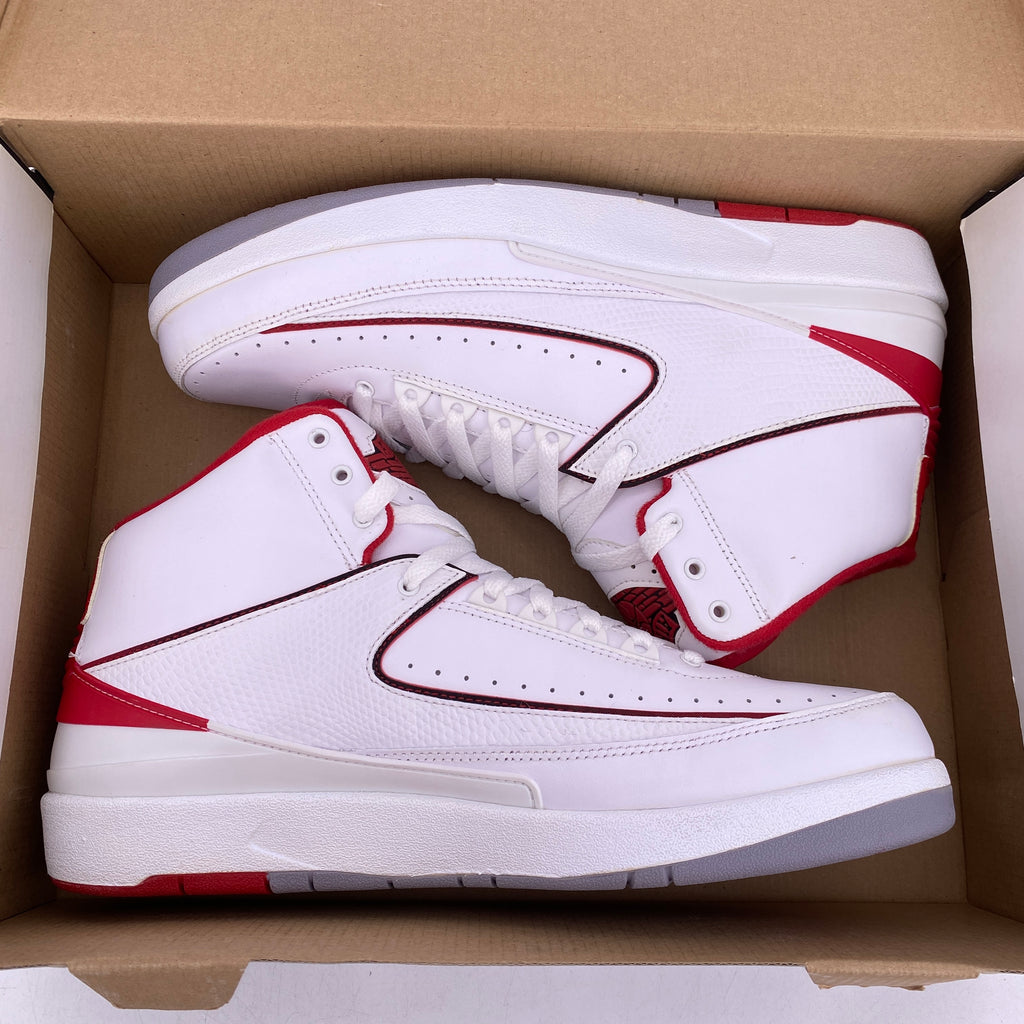 Air Jordan 2 Retro "White Red" 2014 New Size 12