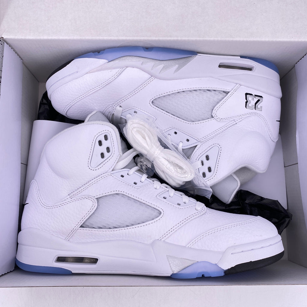 Air Jordan 5 Retro "White Metallic" 2026 New Size 10