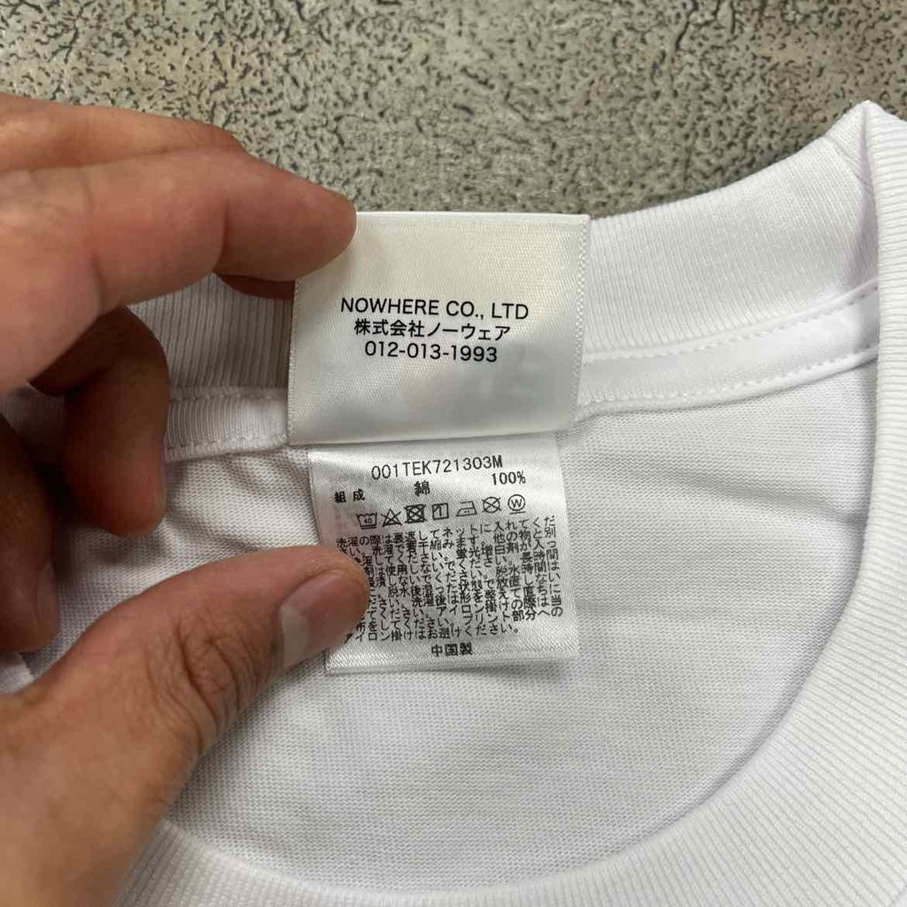 Bape T-Shirt "NEW JERSEY" White New Size 2XL