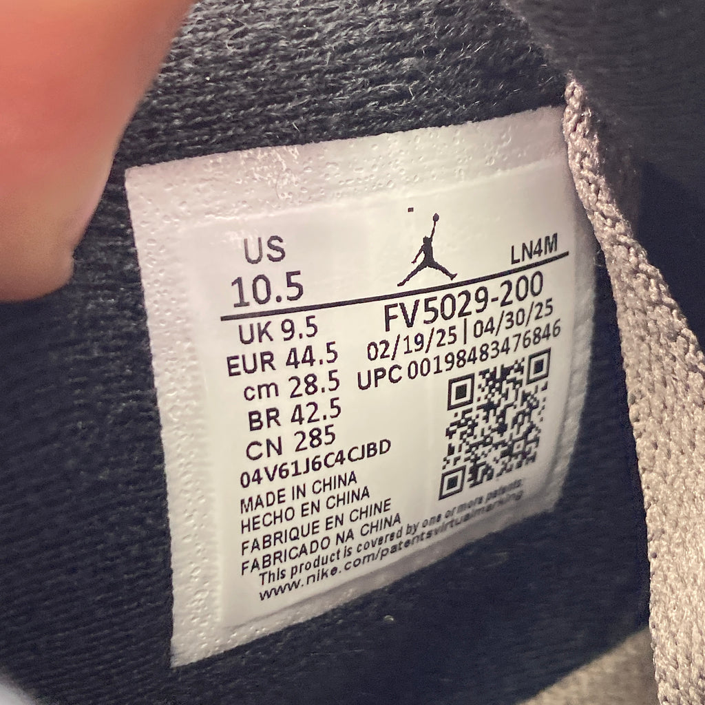Air Jordan 4 Retro "Cave Stone" 2025 New Size 10.5