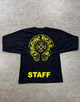 Chrome Hearts Long Sleeve "STAFF" Black Used Size L