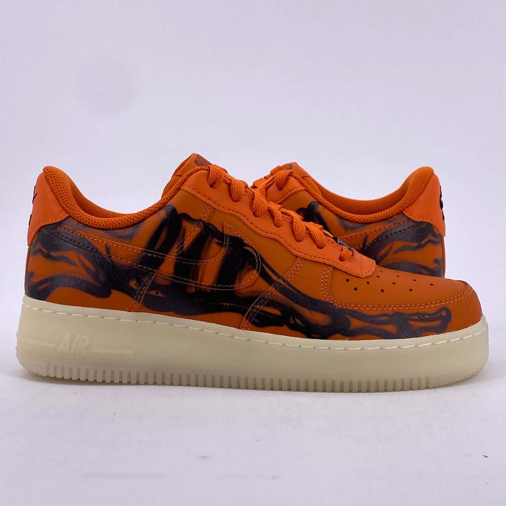 Nike Air Force 1 Low "Orange Skeleton" 2020 New Size 6.5