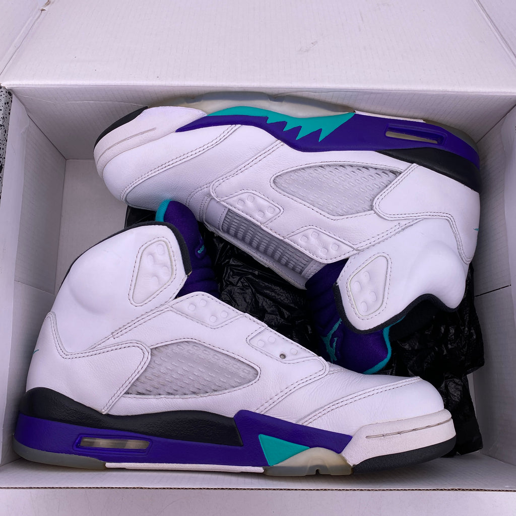 Air Jordan 5 Retro "Grape Fresh Prince" 2018 Used Size 8