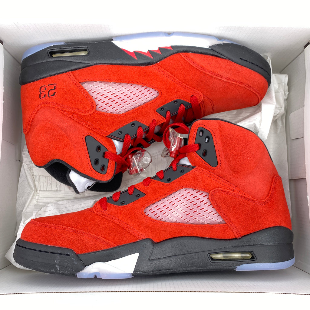 Air Jordan 5 Retro "Raging Bull Red Suede" 2021 New Size 11.5