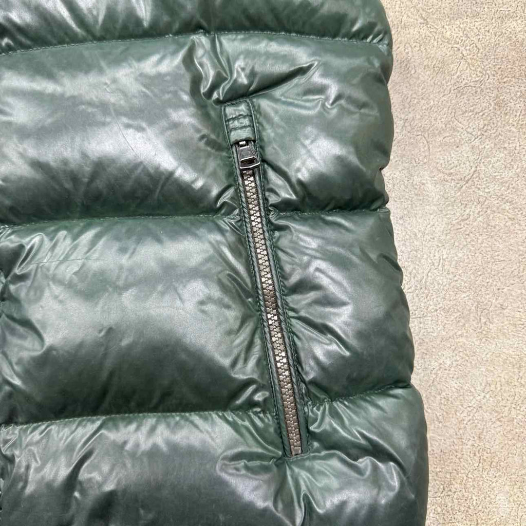 Moncler Vest "GILET" Forest Green Used Size 2
