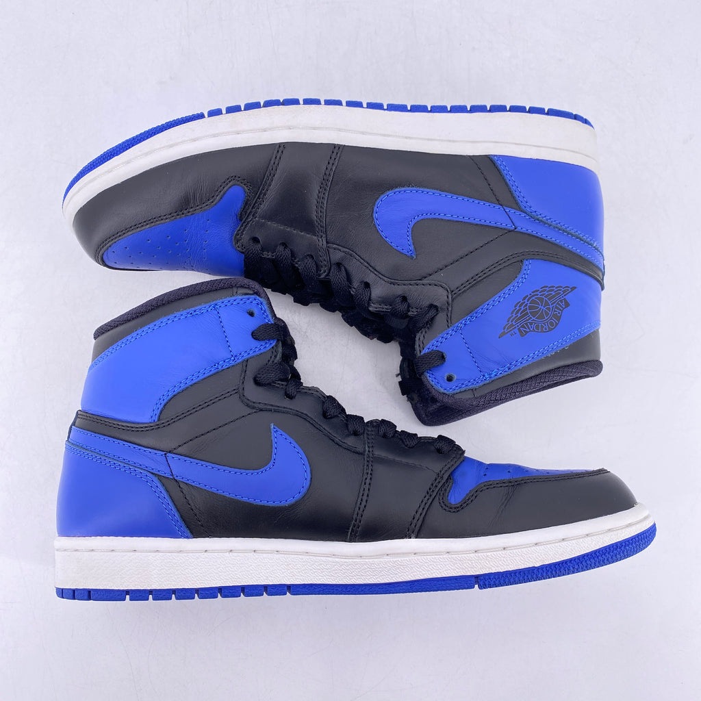 Air Jordan 1 Retro High "Black Royal Blue" 2013 Used Size 8.5