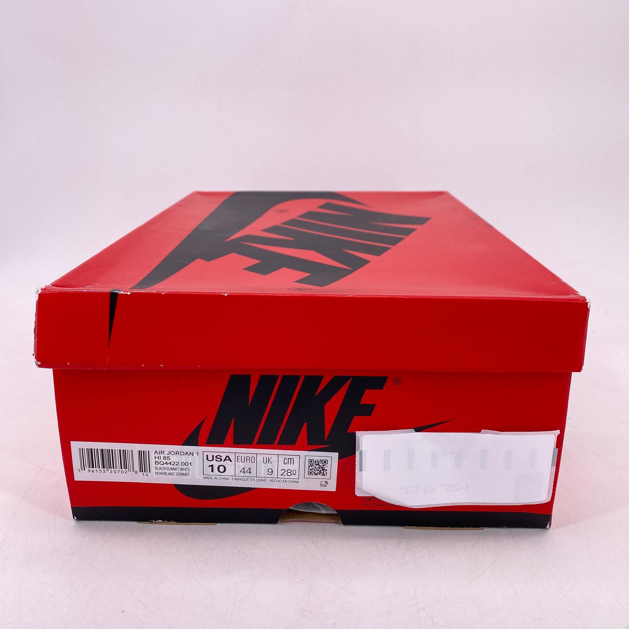 Air Jordan 1 HI 85&#39; &quot;Black White&quot; 2023 Used Size 10