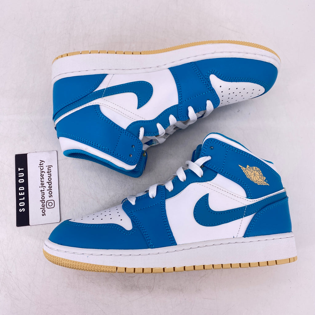 Air Jordan (GS) 1 Mid "Aquatone" 2023 New Size 7Y