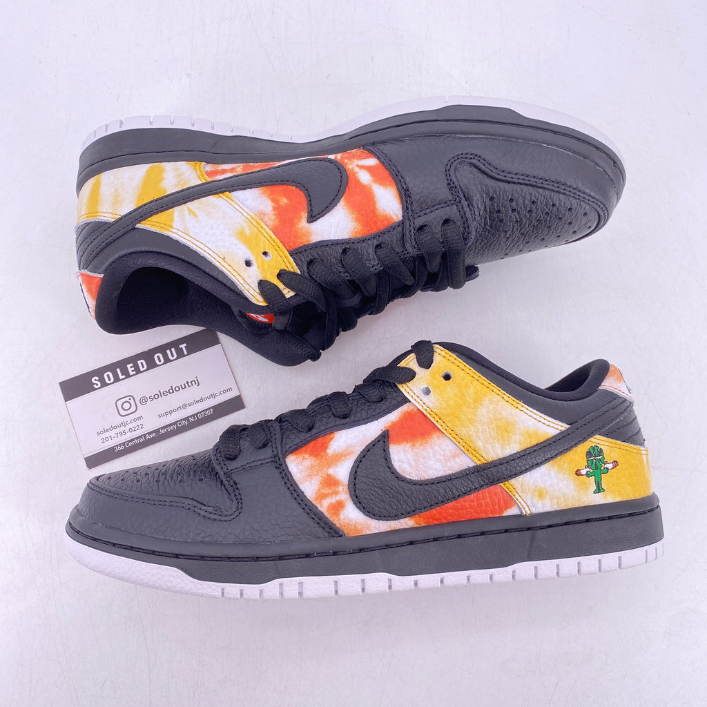 Nike SB Dunk Low "Raygun Tie-Dye Black" 2019 Used Size 7.5
