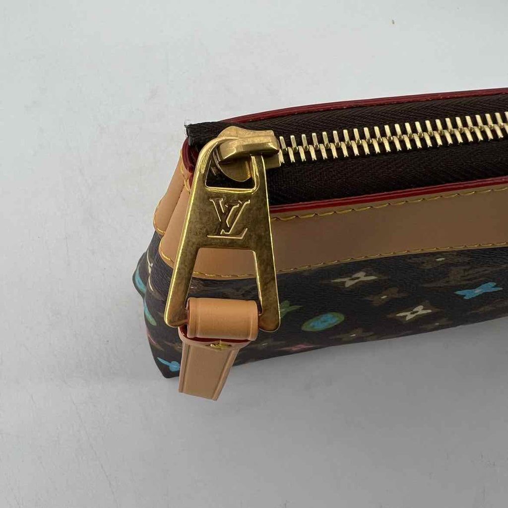 Louis Vuitton Pouch "MONOGRAM CRAGGY" Used Brown Size OS