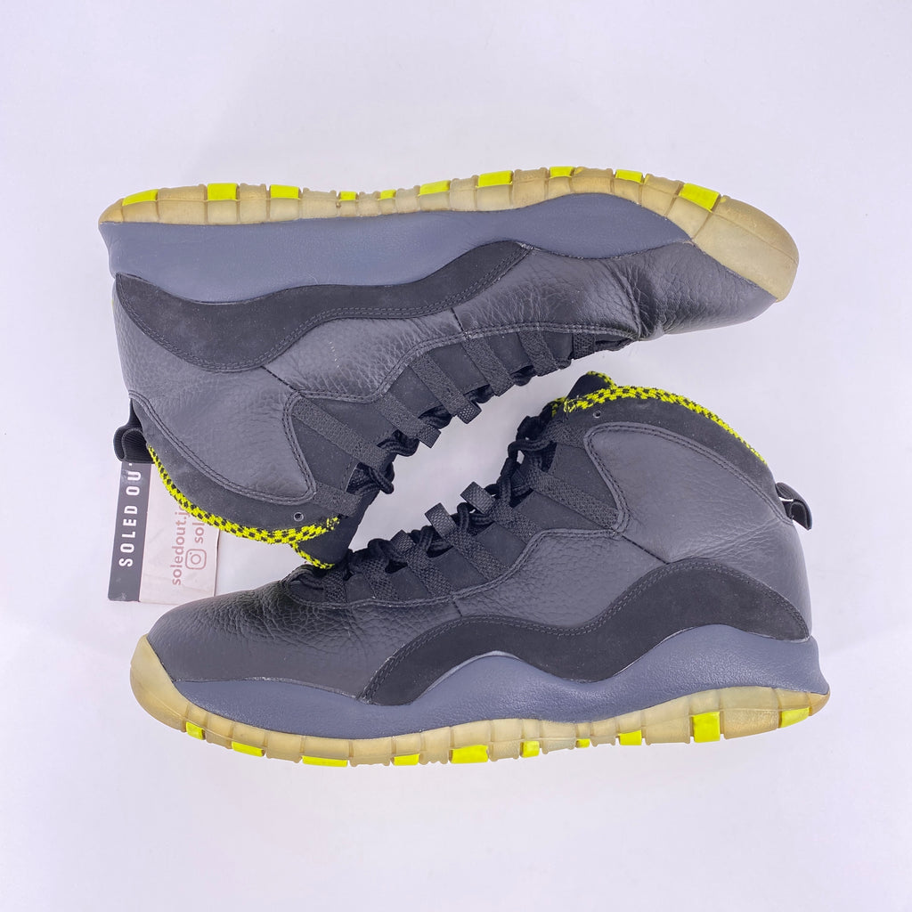 Air Jordan 10 Retro "Venom Green" 2014 Used Size 10.5