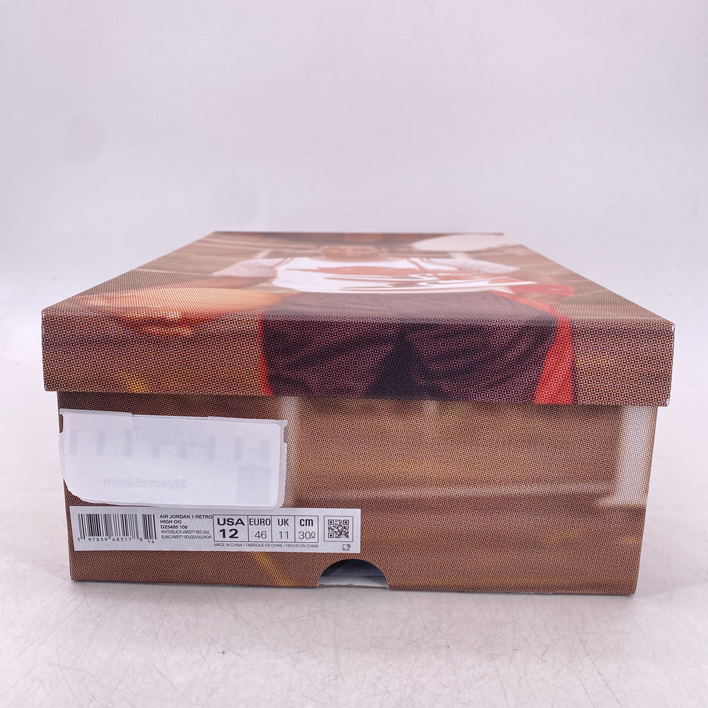 Air Jordan 1 Retro High OG "Black Toe Reimagined" 2025 New Size 12