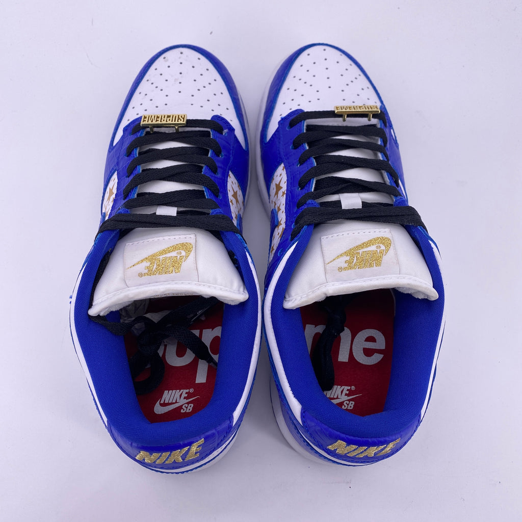 Nike SB Dunk Low "Supreme Blue Stars" 2021 Used Size 8.5