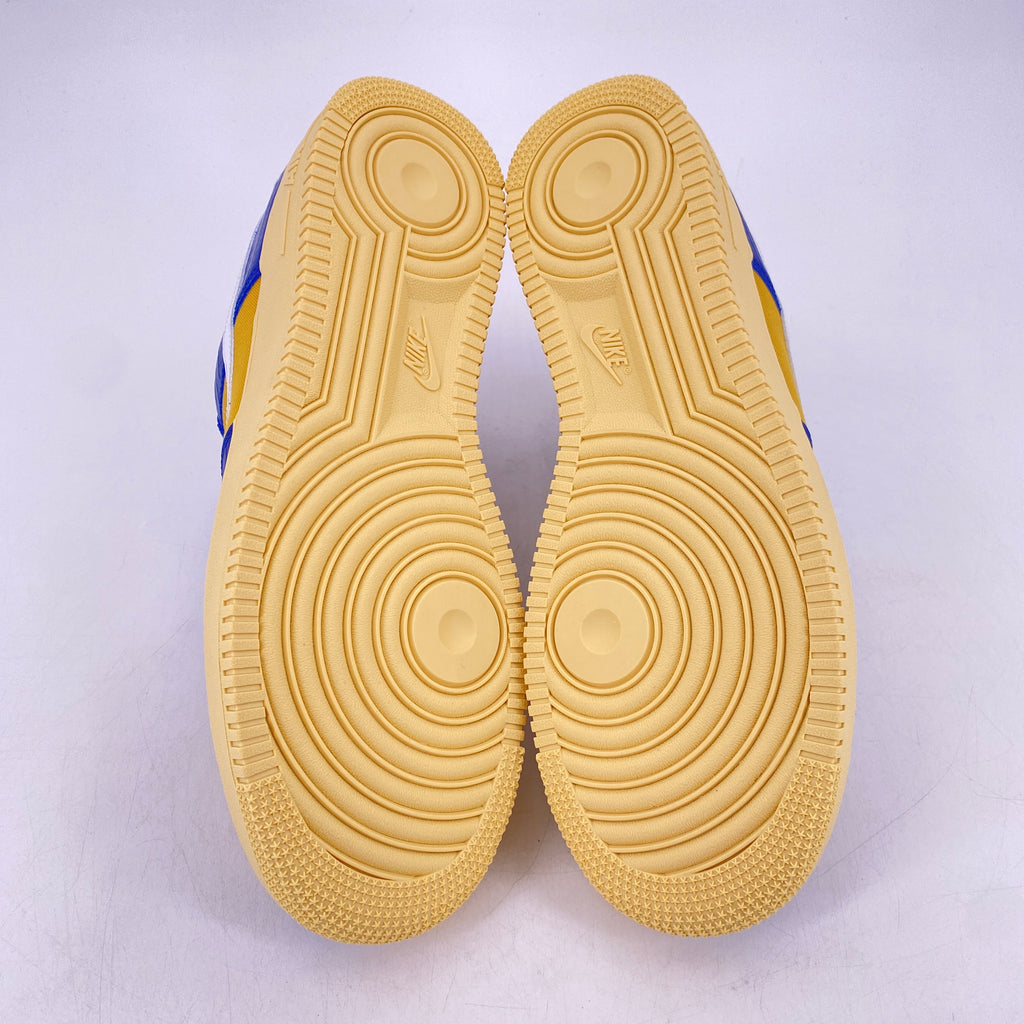 Nike Air Force 1 Low "Undefeated 5 On It Blue Yellow" 2021 New Size 11.5