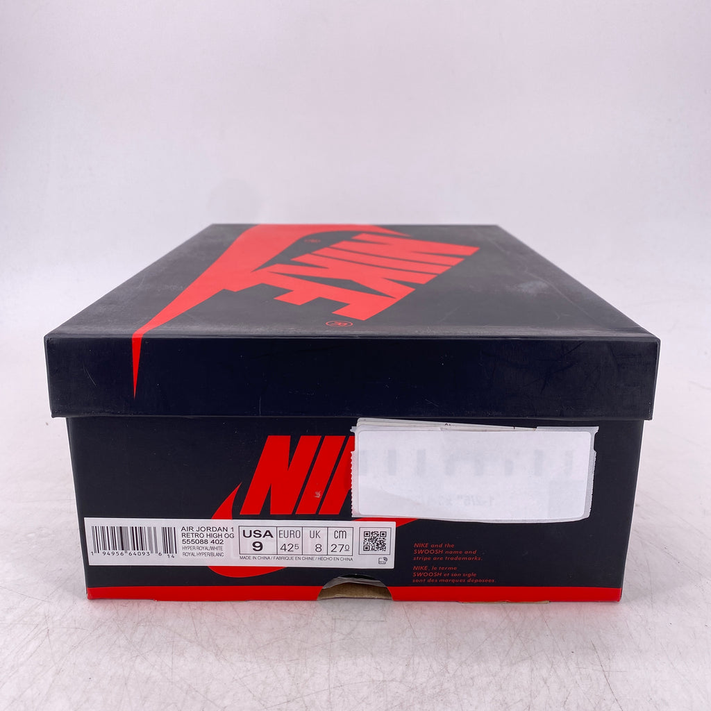 Air Jordan 1 Retro High OG "Hyper Royal Sg" 2021 New Size 9