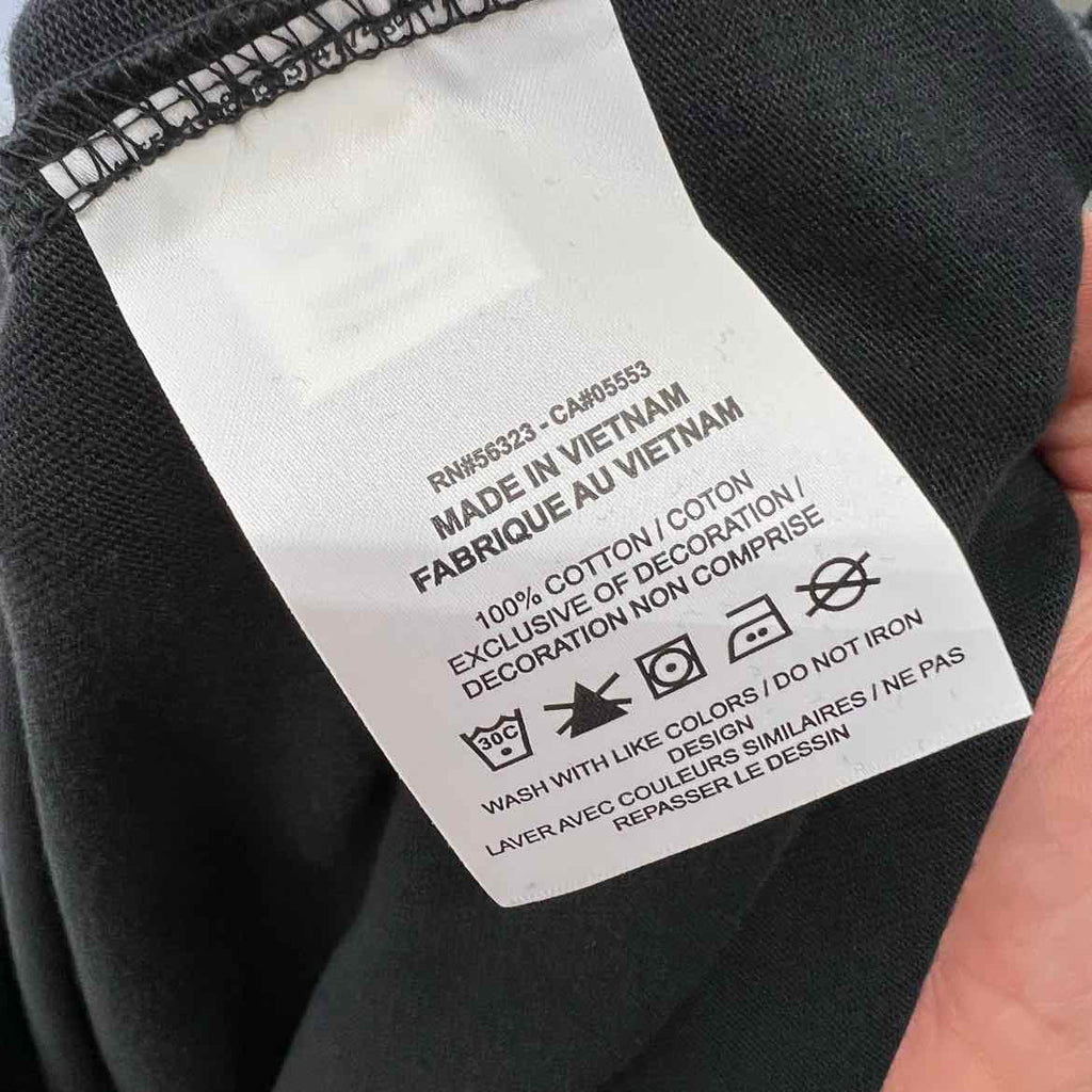 OFF-WHITE T-Shirt "JORDAN" Black New Size M