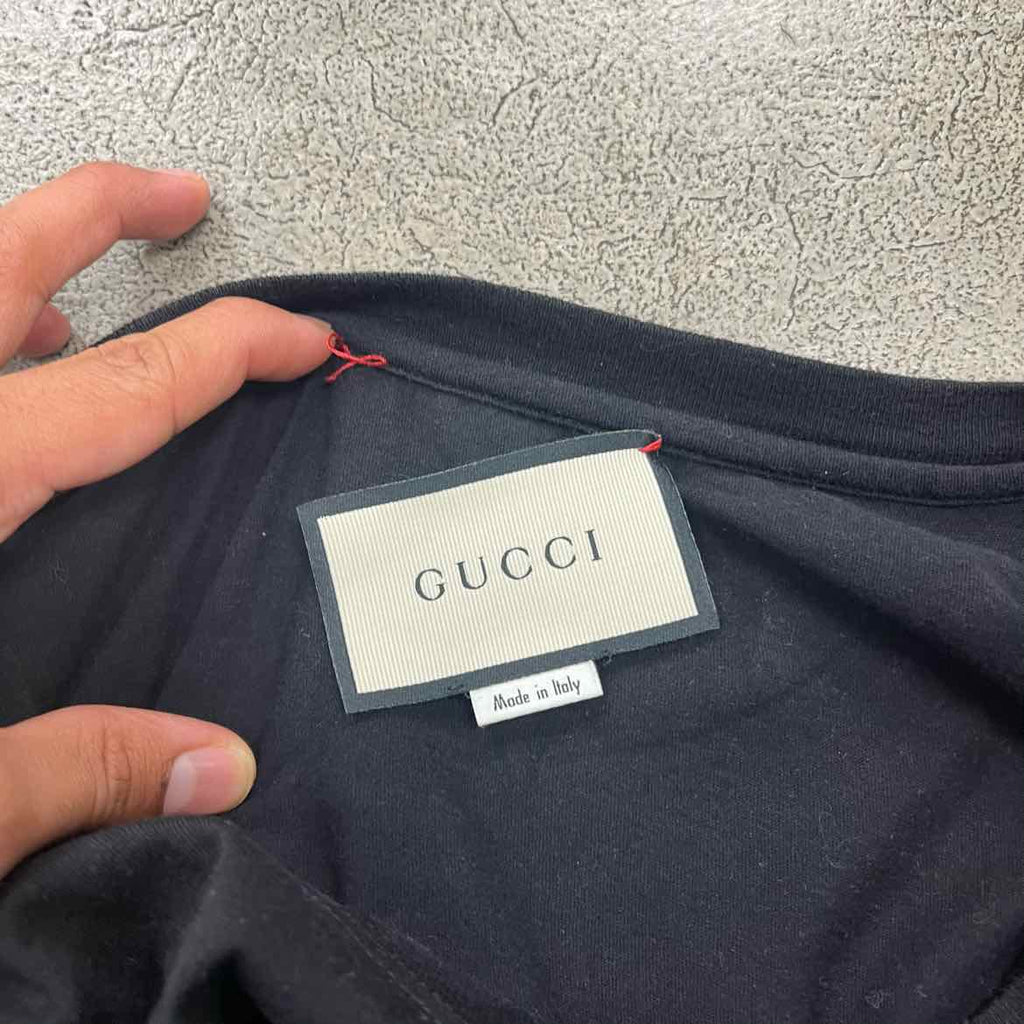 Gucci T-Shirt "LOGO" Black New Size XL