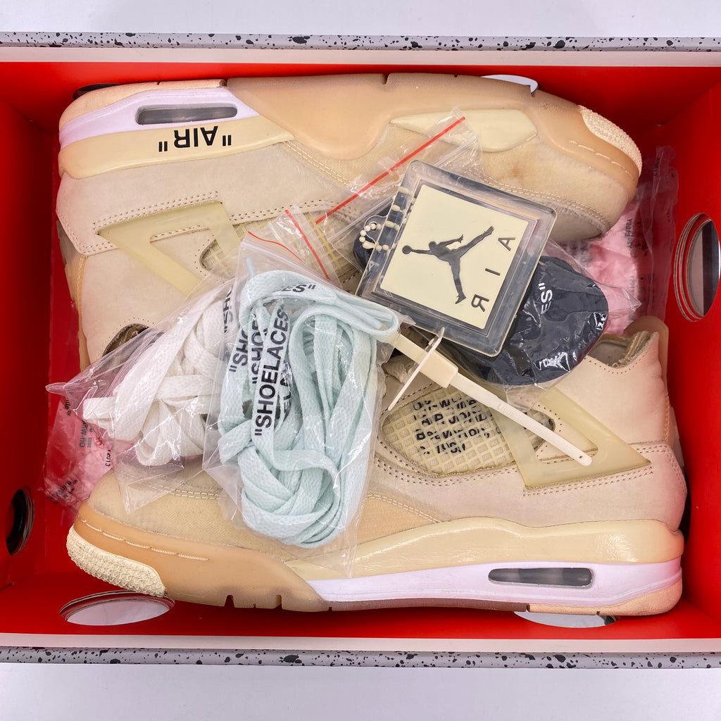 Air Jordan (W) 4 Retro "Ow Sail" 2020 Used Size 9.5W