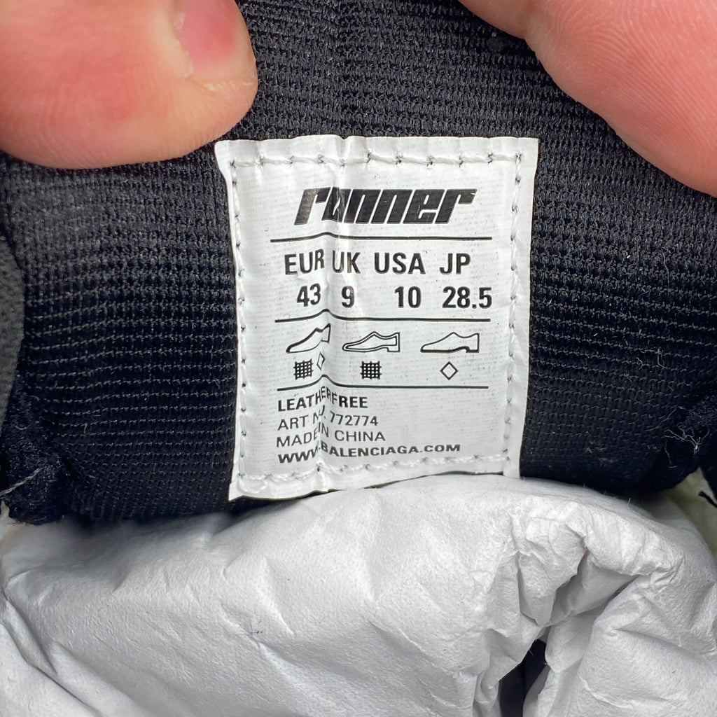 Balenciaga Runner "White Yellow Blue"  New Size 43