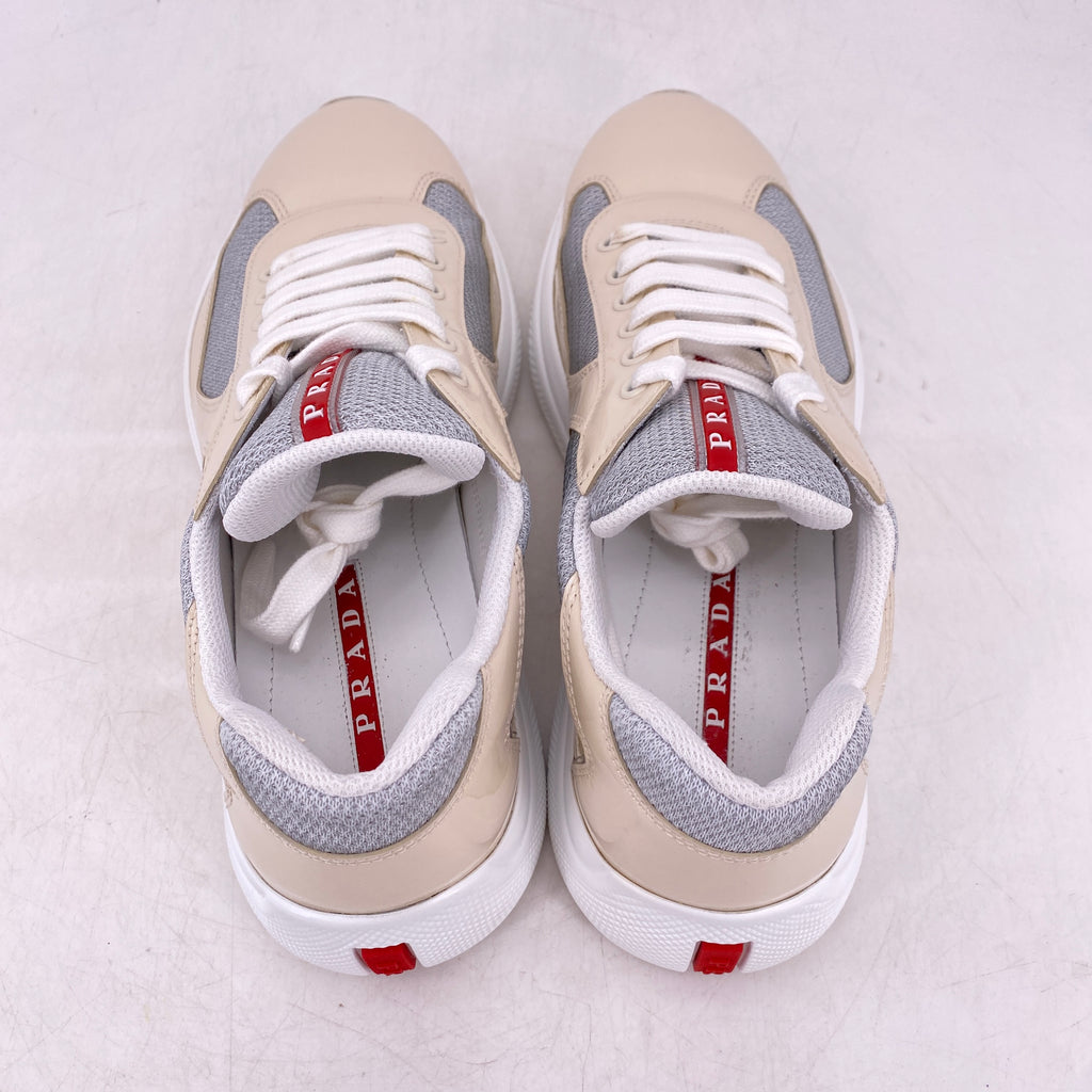 Prada America's Cup "Ivory"  Used Size 5.5 PRADA