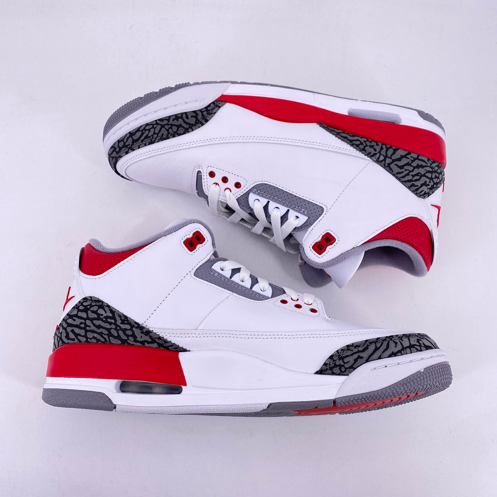 Air Jordan 3 Retro "Fire Red" 2022 New Size 10.5