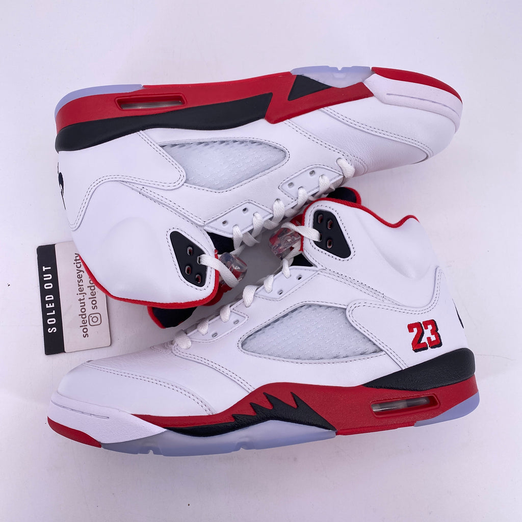 Air Jordan 5 Retro "Fire Red Black Tongue" 2025 New Size 10.5