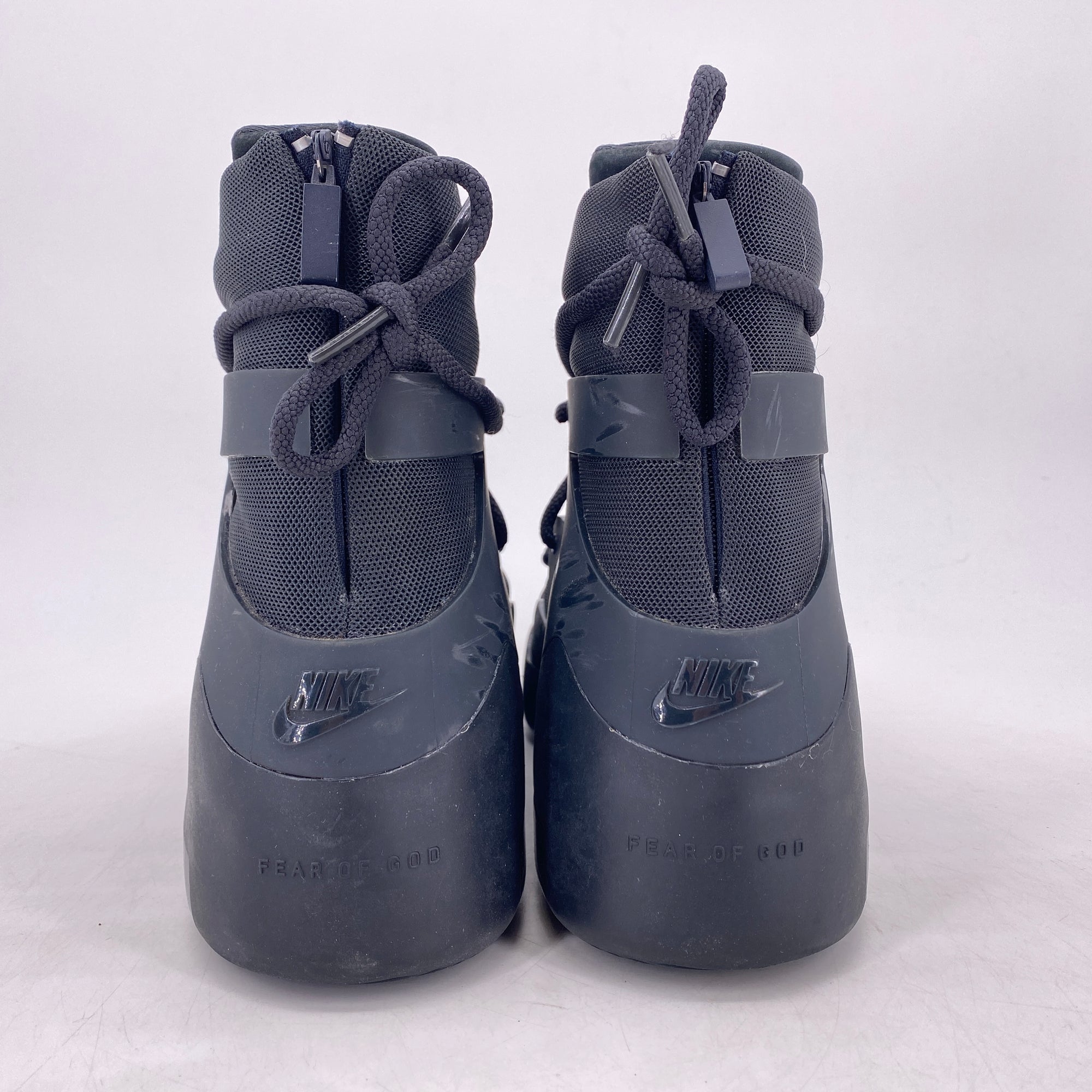 Nike Air Fear of God 1 &quot;Triple Black&quot; 2020 Used Size 10