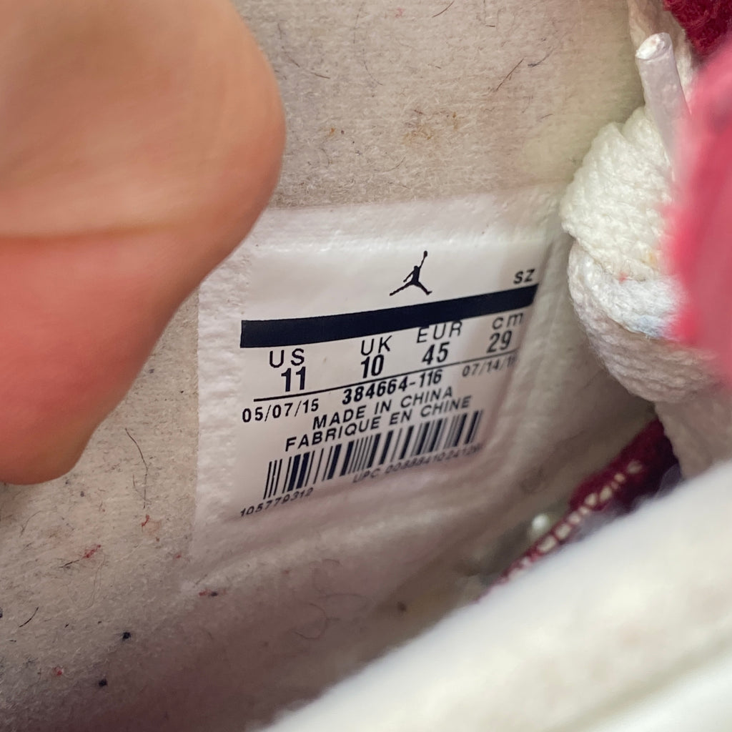 Air Jordan 6 Retro "Maroon" 2015 Used Size 11