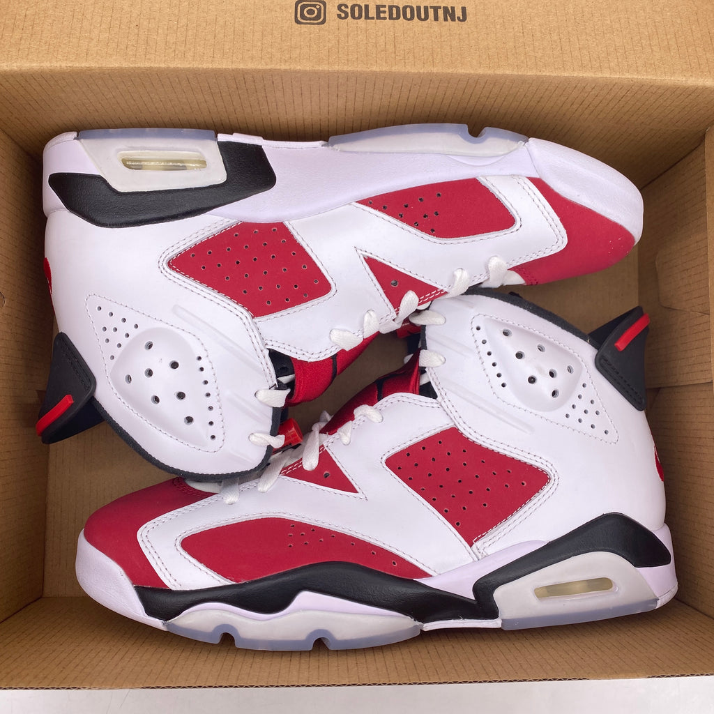 Air Jordan 6 Retro "Carmine" 2021 New Size 8