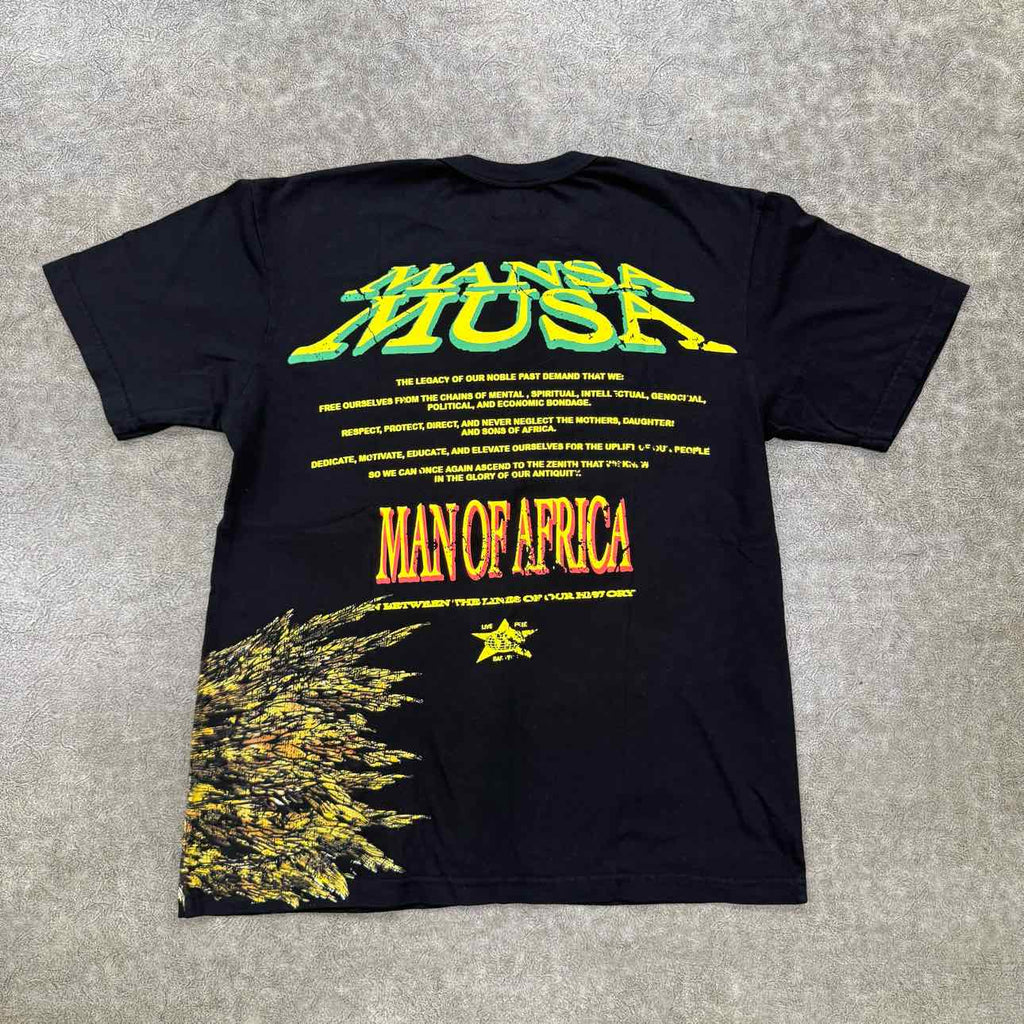 Barriers T-Shirt Black "MANSA MUSA" New Size S
