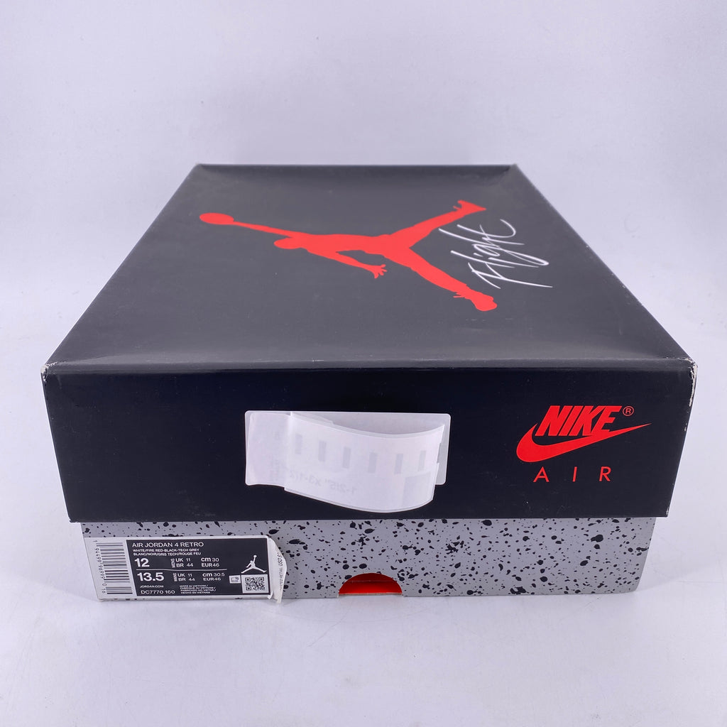 Air Jordan 4 Retro "Fire Red" 2020 New Size 12