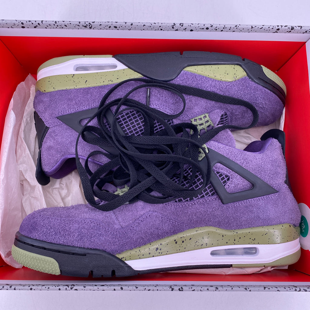 Air Jordan (W) 4 Retro "Canyon Purple" 2022 Used Size 12.5W