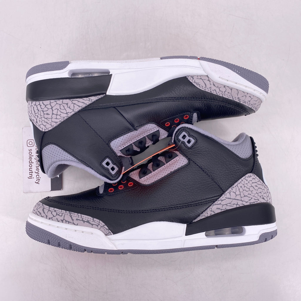 Air Jordan 3 Retro "Black Cement" 2024 New Size 9.5