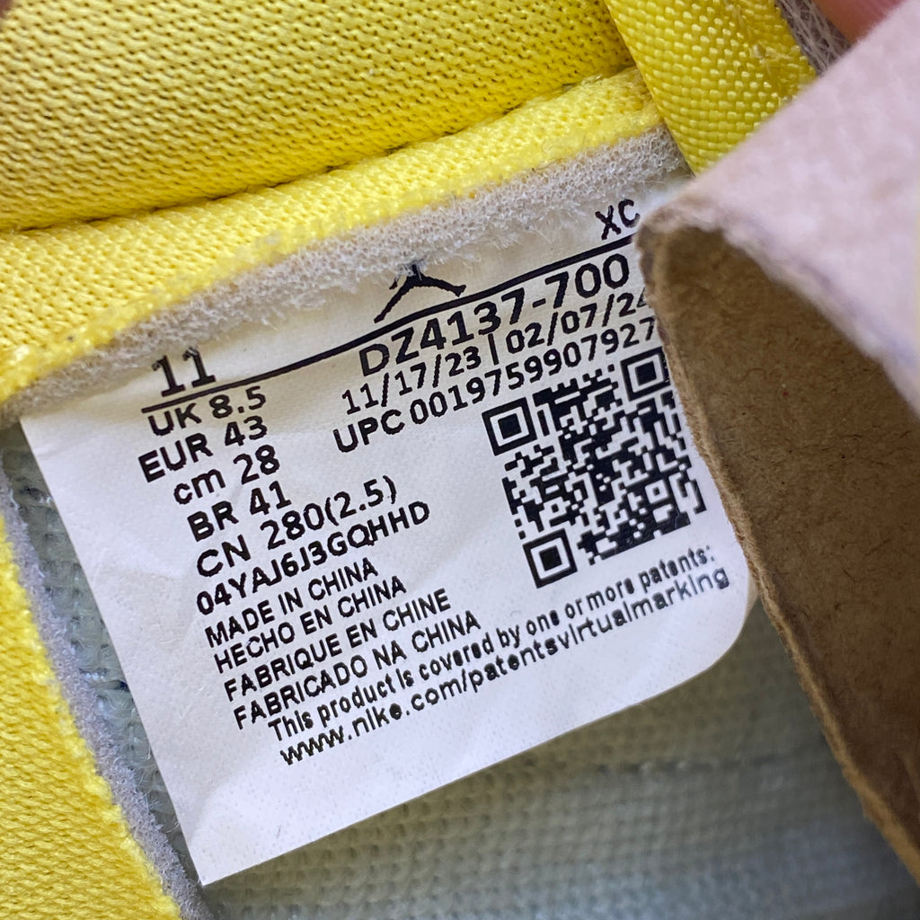 Air Jordan (W) 1 Low OG "Canary" 2024 Used Size 11W