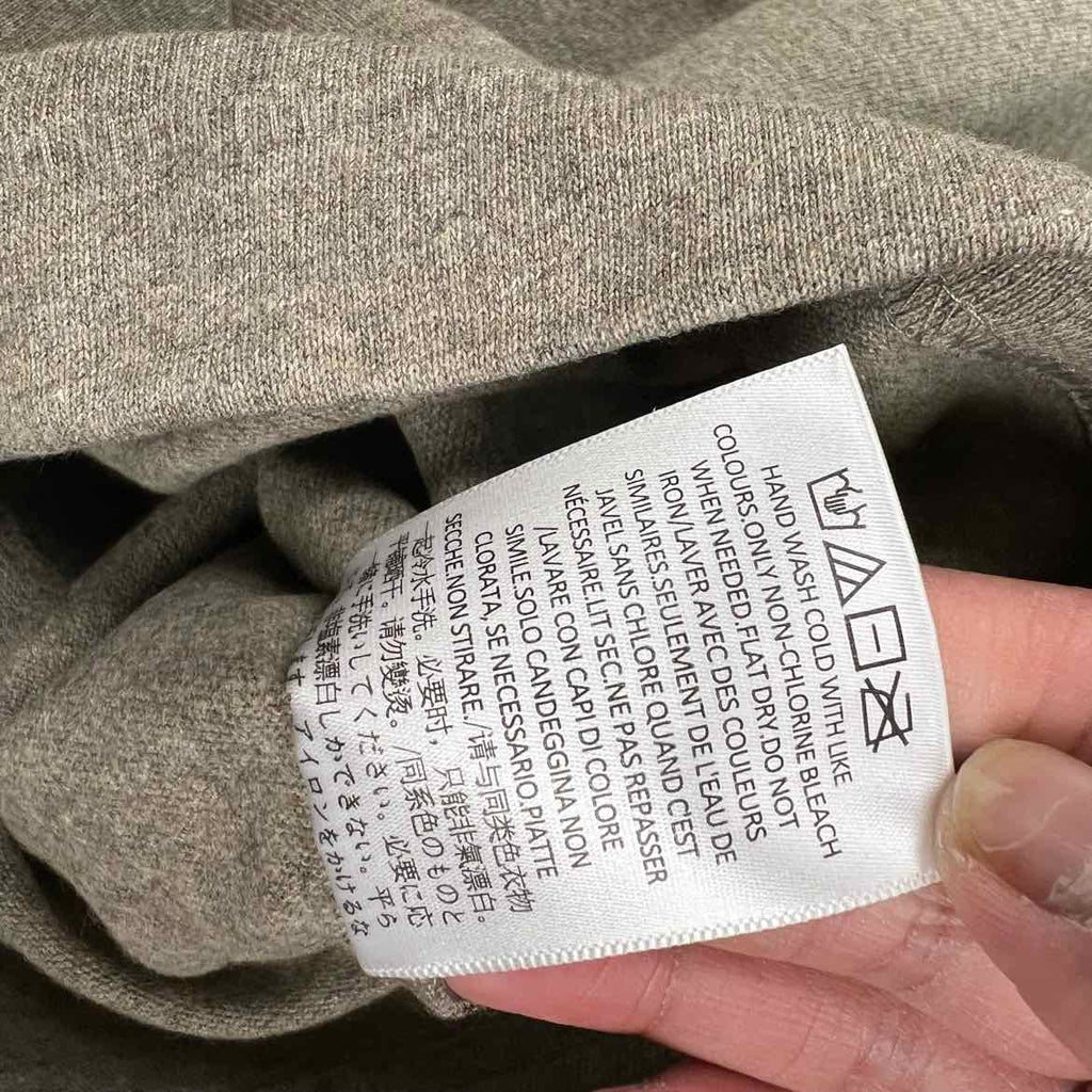 Fear of God T-Shirt "ESSENTIALS" Heather Grey New Size XL