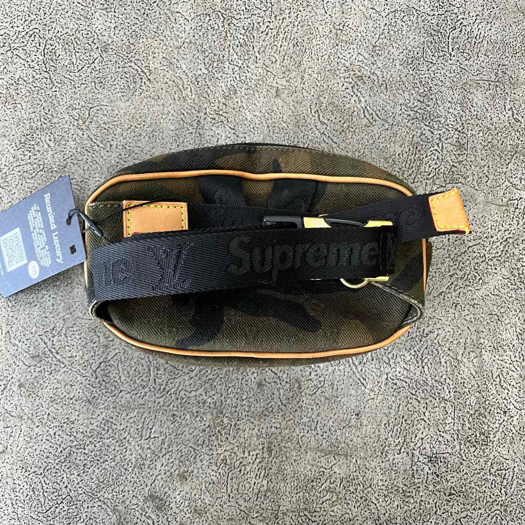Louis Vuitton Waist Bag "SUPREME BUMBAG" Used Brown