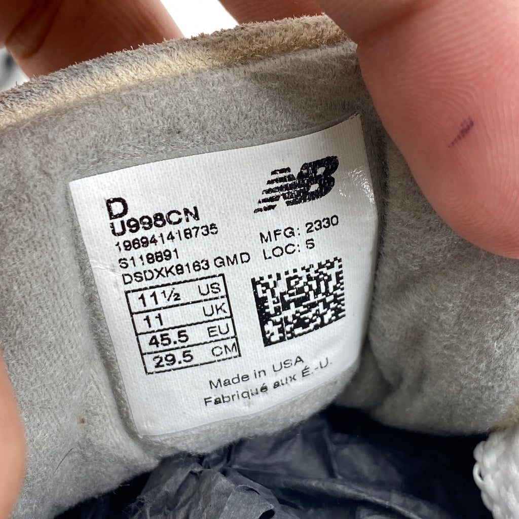 New Balance 998 "Concepts C-Note" 2023 Used Size 11.5