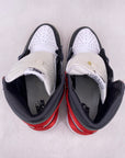 Air Jordan (W) 1 Retro High OG "Satin Black Toe" 2019 Used Size 9.5W