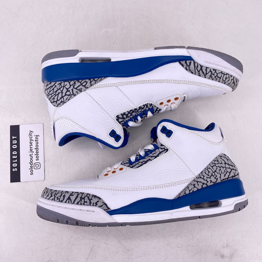 Air Jordan 3 Retro "Wizards" 2023 Used Size 8.5