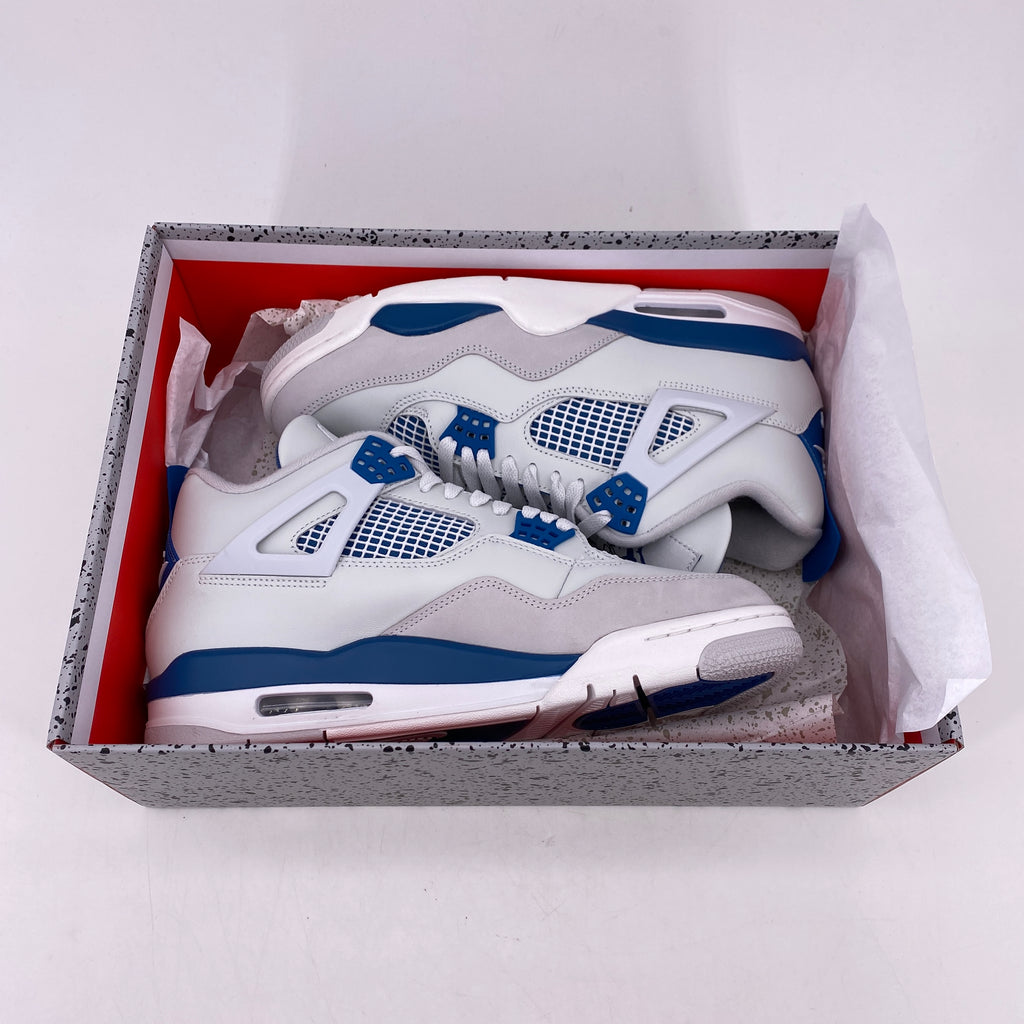 Air Jordan 4 Retro "Military Blue" 2024 New Size 10