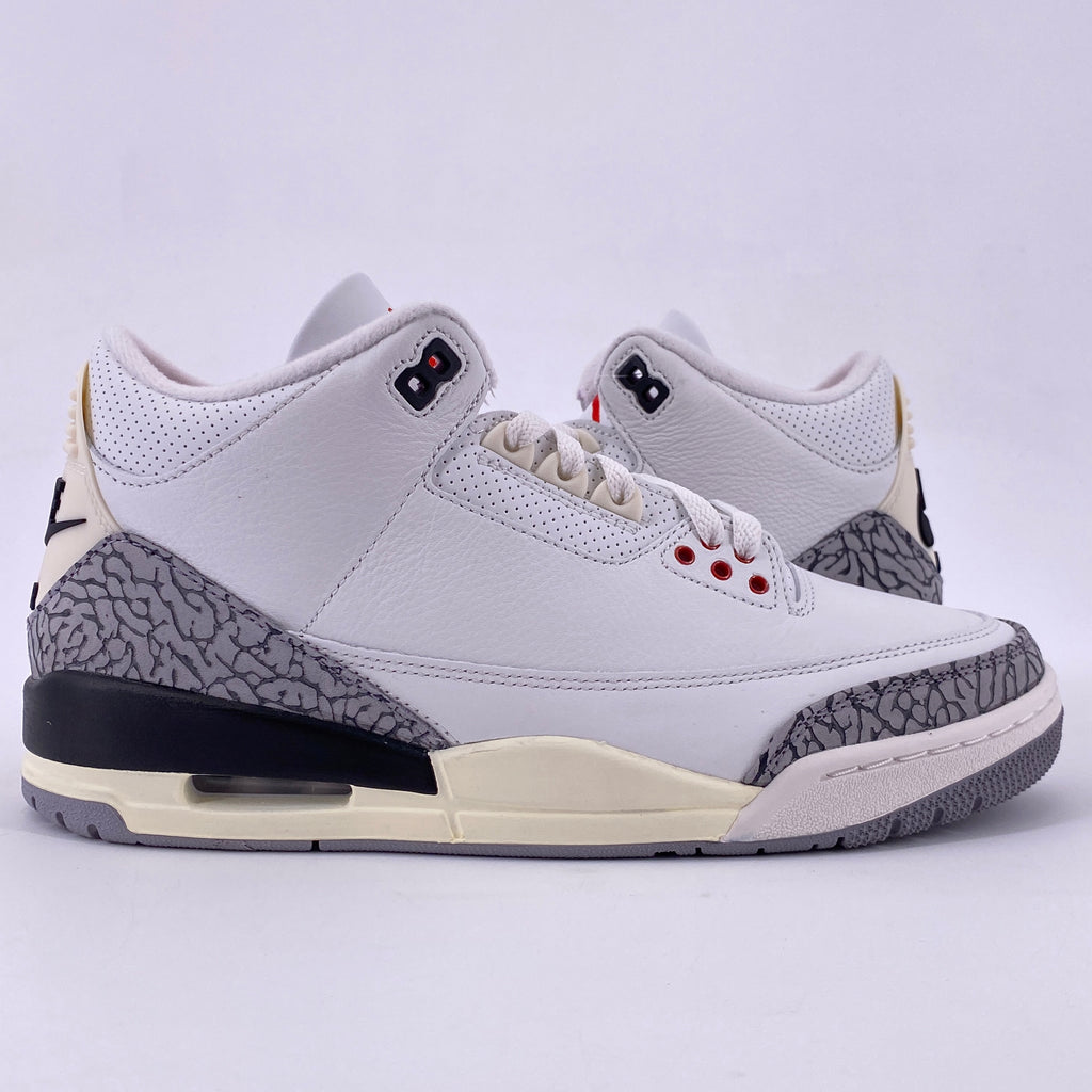 Air Jordan 3 Retro "White Cement Reimagined" 2023 New Size 8.5