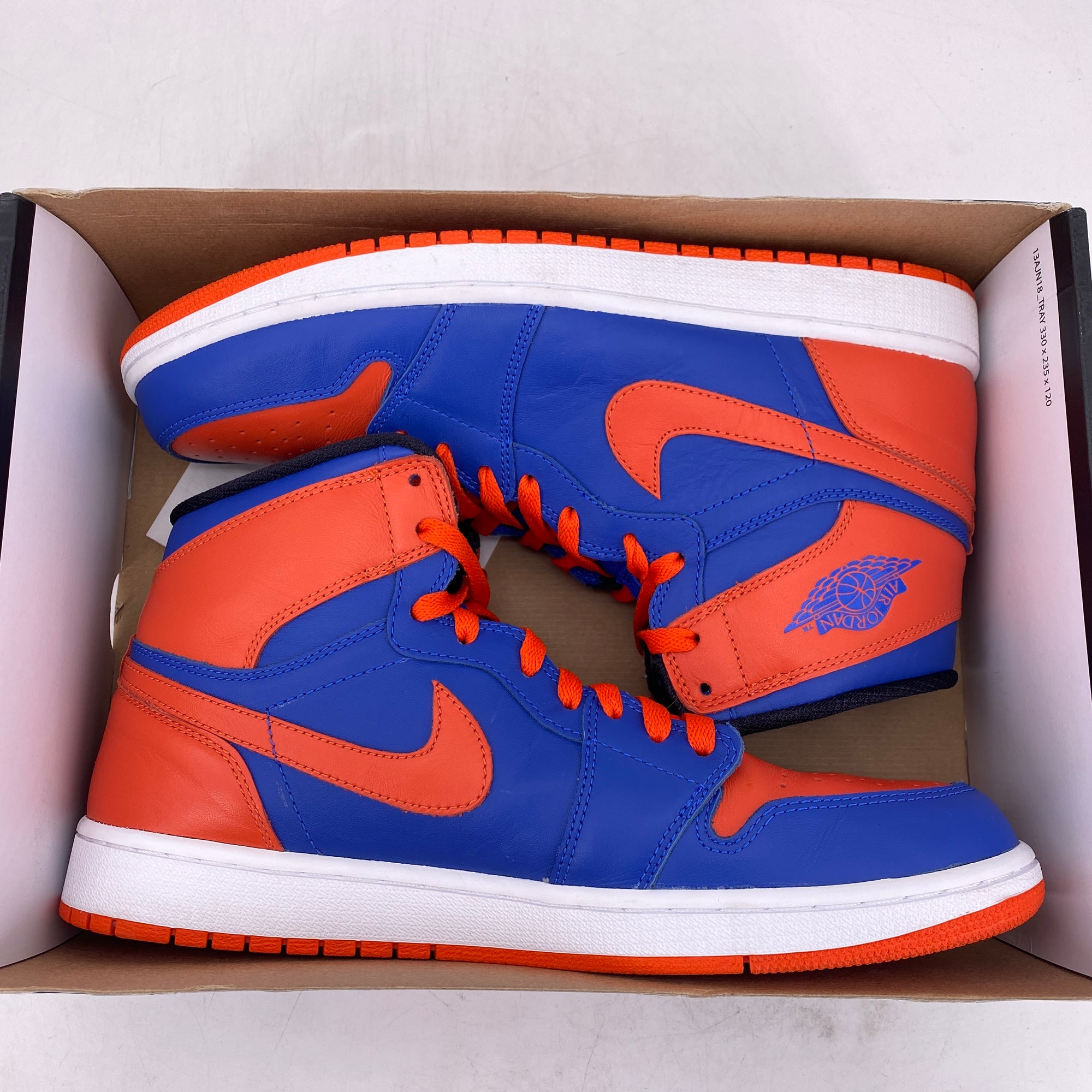 Air Jordan 1 Retro High OG &quot;Knicks&quot; 2013 Used Size 12