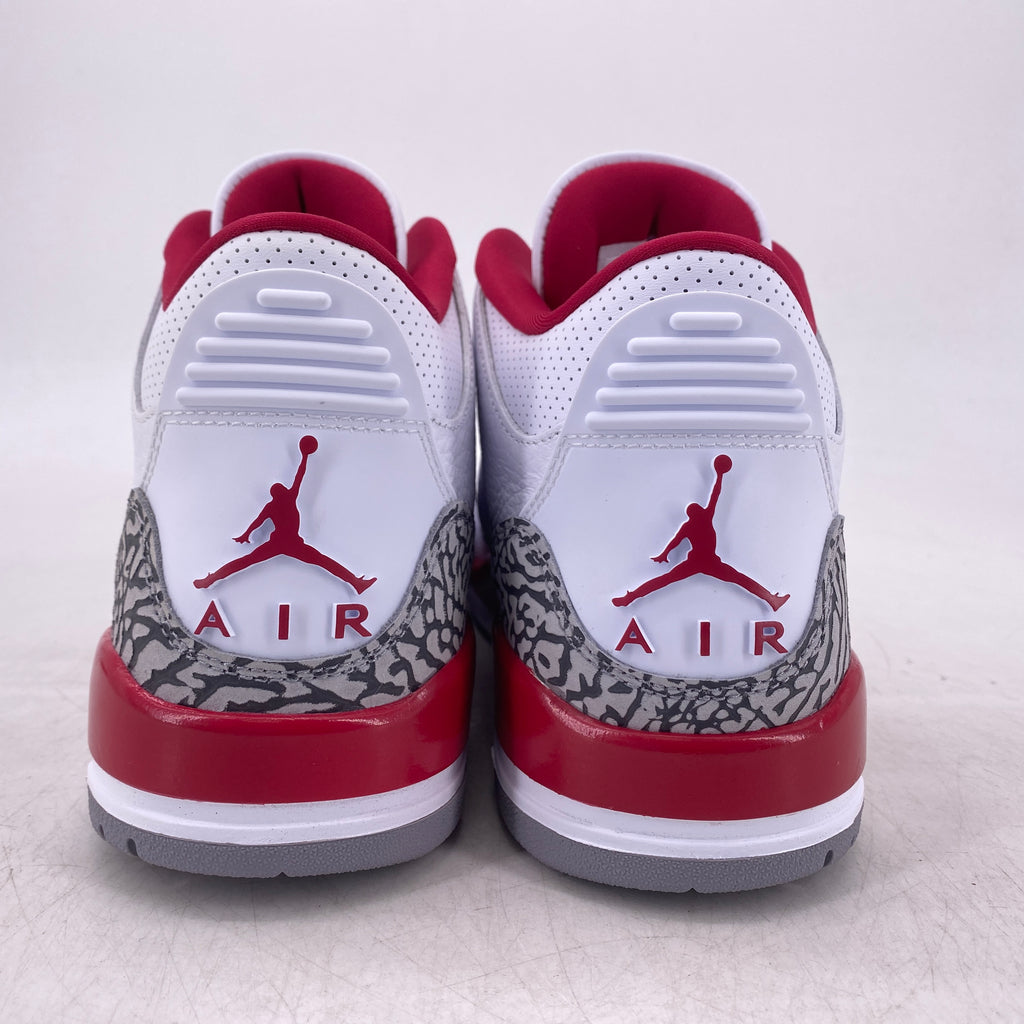 Air Jordan 3 Retro "Cardinal Red" 2022 New Size 8.5