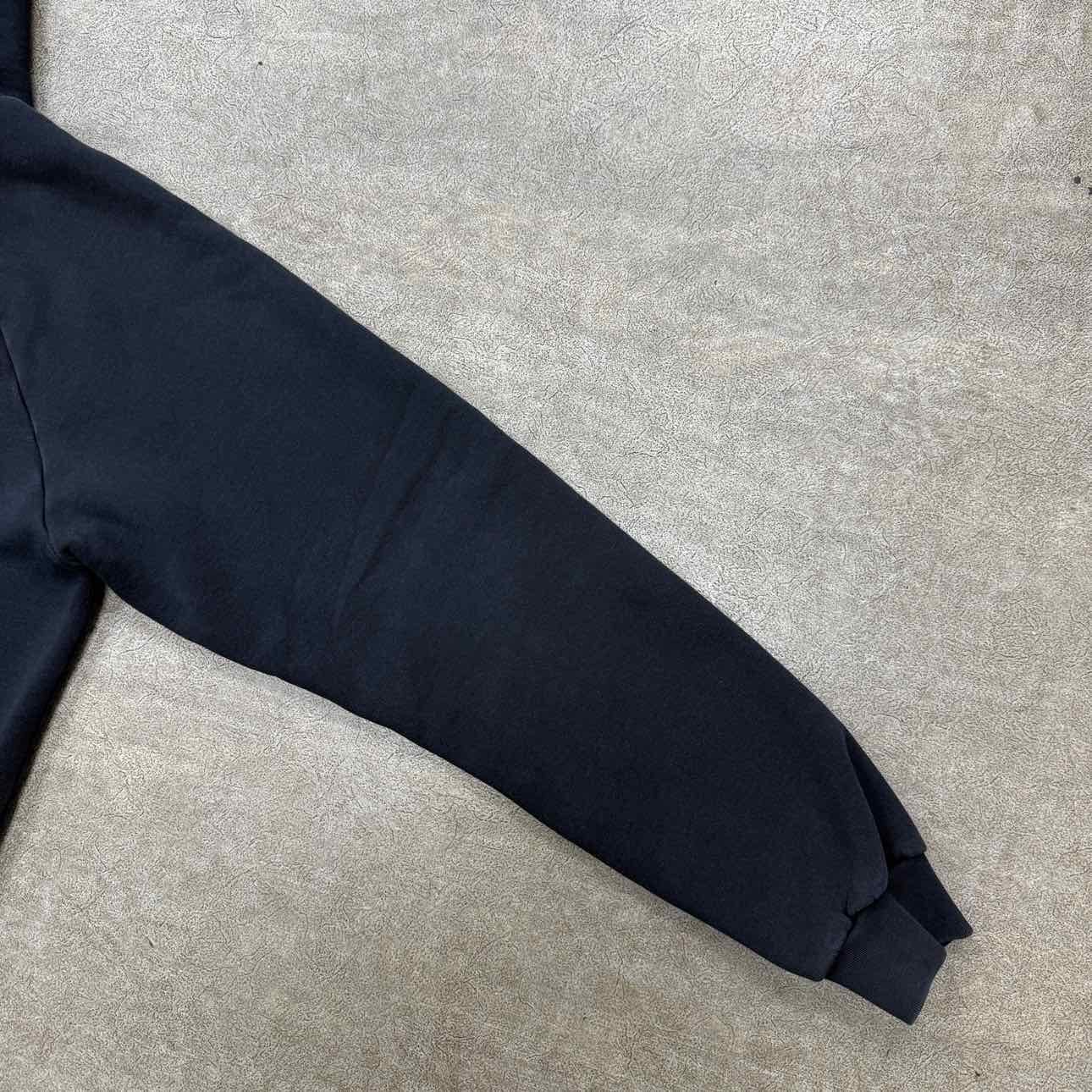 Balenciaga Hoodie &quot;COTTON LOGO&quot; Black Used Size XL