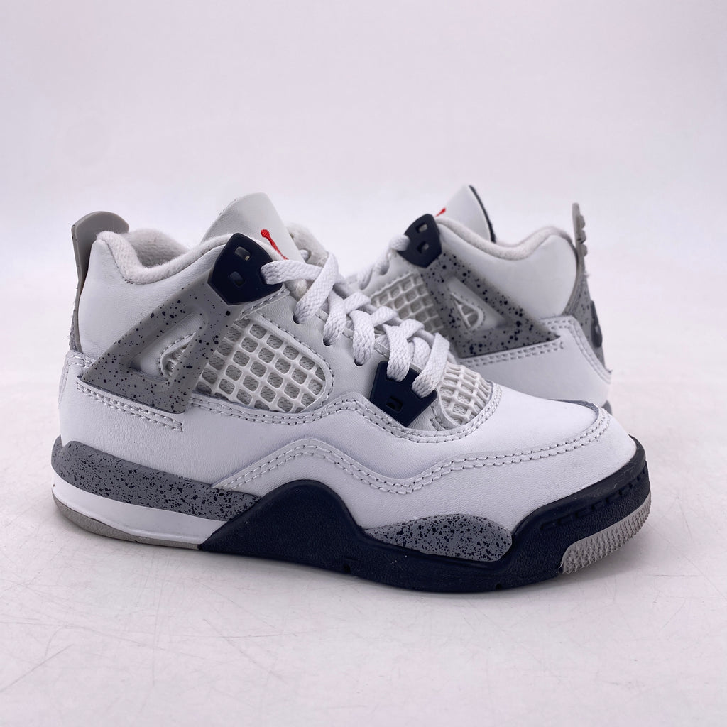 Air Jordan (PS) 4 Retro "White Cement" 2025 Used Size 10.5C