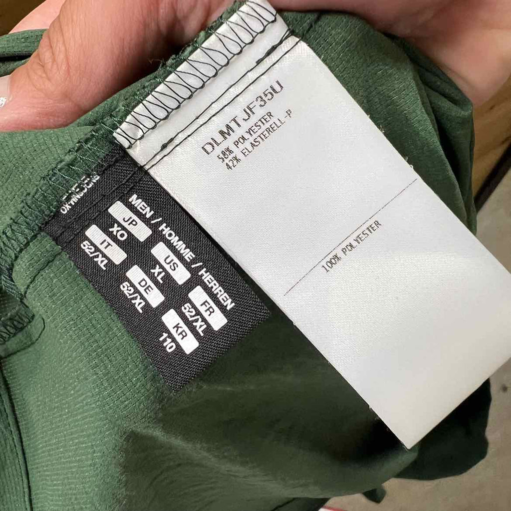 Descente Polo "ZIP" Green Used Size XL