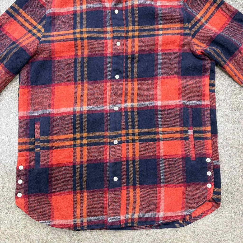 Kith Jacket "PLAID PRINT" Orange Used Size XL