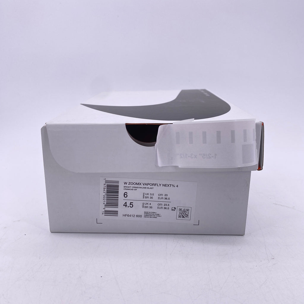 Nike (W) Zoomx Vaporfly Next% 4 "BRIGHT CRIMSON" 2025 New Size 6W