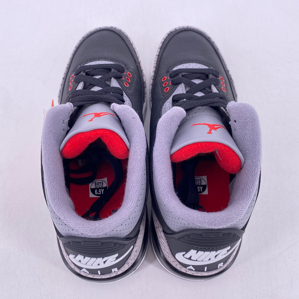 Air Jordan (GS) 3 Retro "Black Cement" 2024 New Size 6.5Y