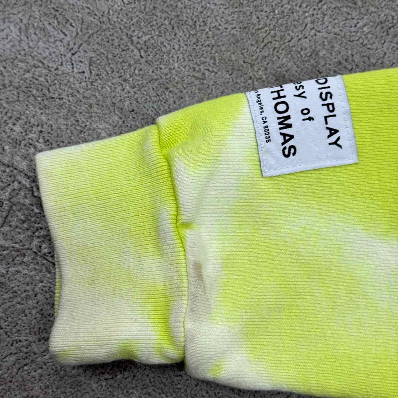 Gallery DEPT. Zip Up "FRENCH" Lime Green Used Size S